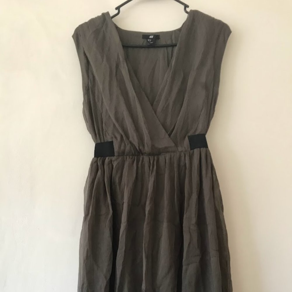 Navy Green H&M Dress